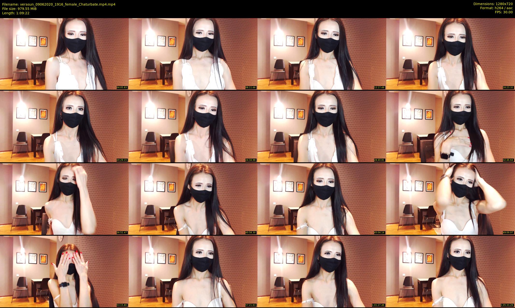 verasun — 70 minute Chaturbate female cam show recording, 720p, Jun 9, 2020