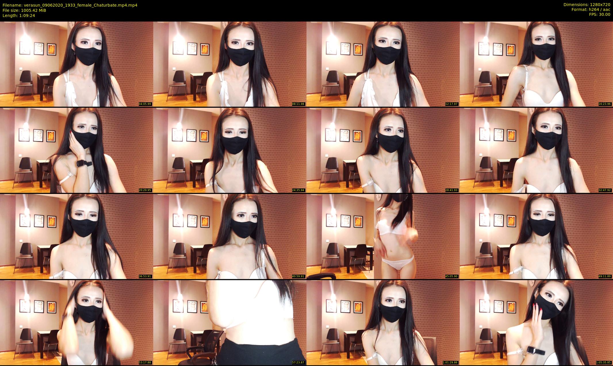 verasun — 70 minute Chaturbate female cam show recording, 720p, Jun 9, 2020