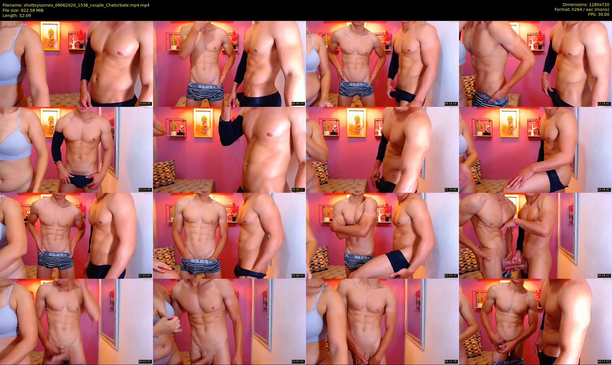 xhottoyszonex — 53 minute Chaturbate couple cam show recording, 720p, Jun 9, 2020