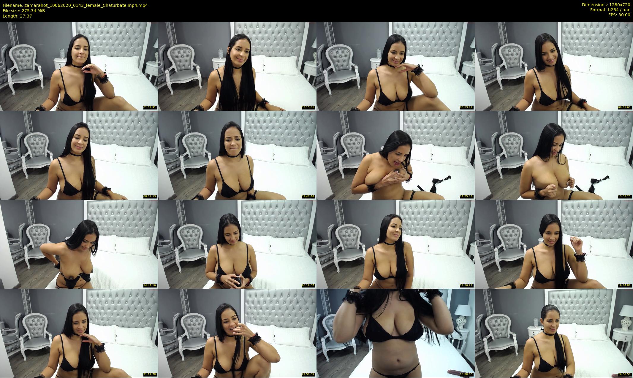 zamarahot — 28 minute Chaturbate female cam show recording, 720p, Jun 10, 2020