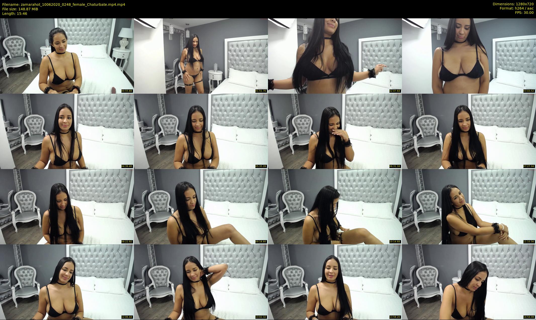 zamarahot — 16 minute Chaturbate female cam show recording, 720p, Jun 10, 2020