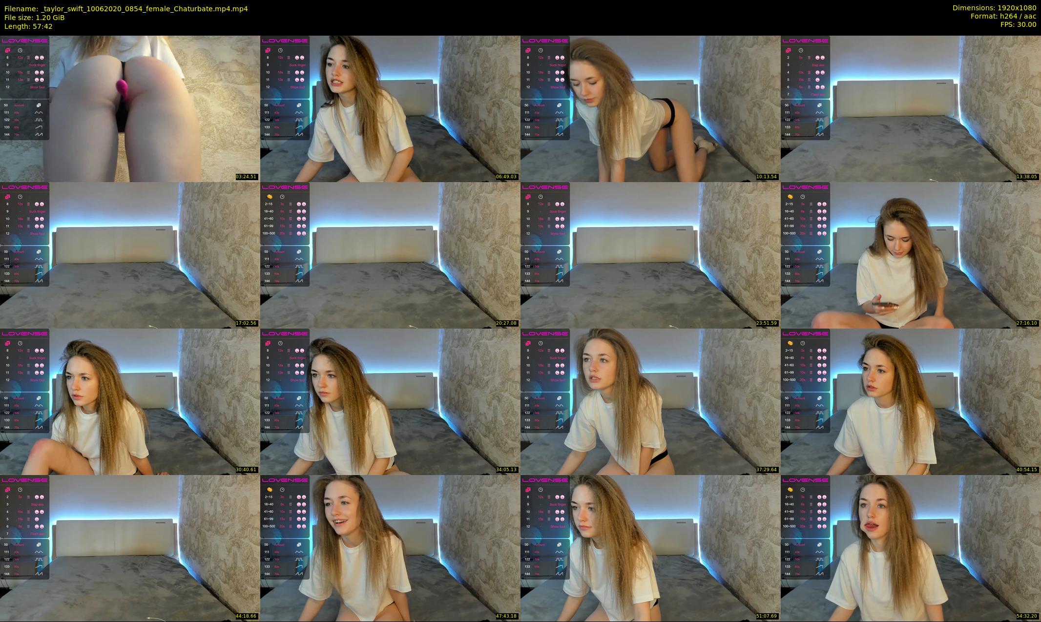 _taylor_swift — 58 minute Chaturbate female cam show recording, 1080p, Jun 10, 2020