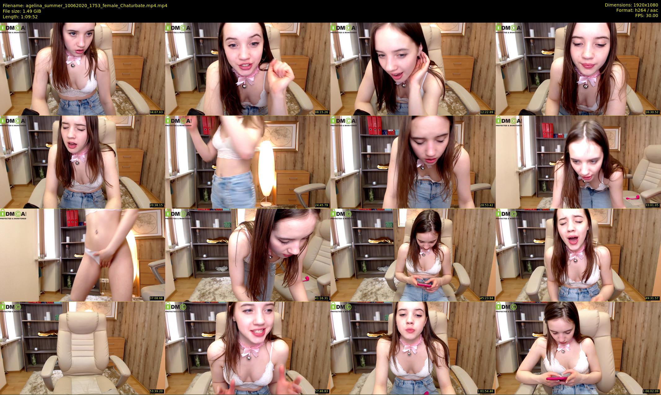 agelina_summer — 70 minute Chaturbate female cam show recording, 1080p, Jun 10, 2020