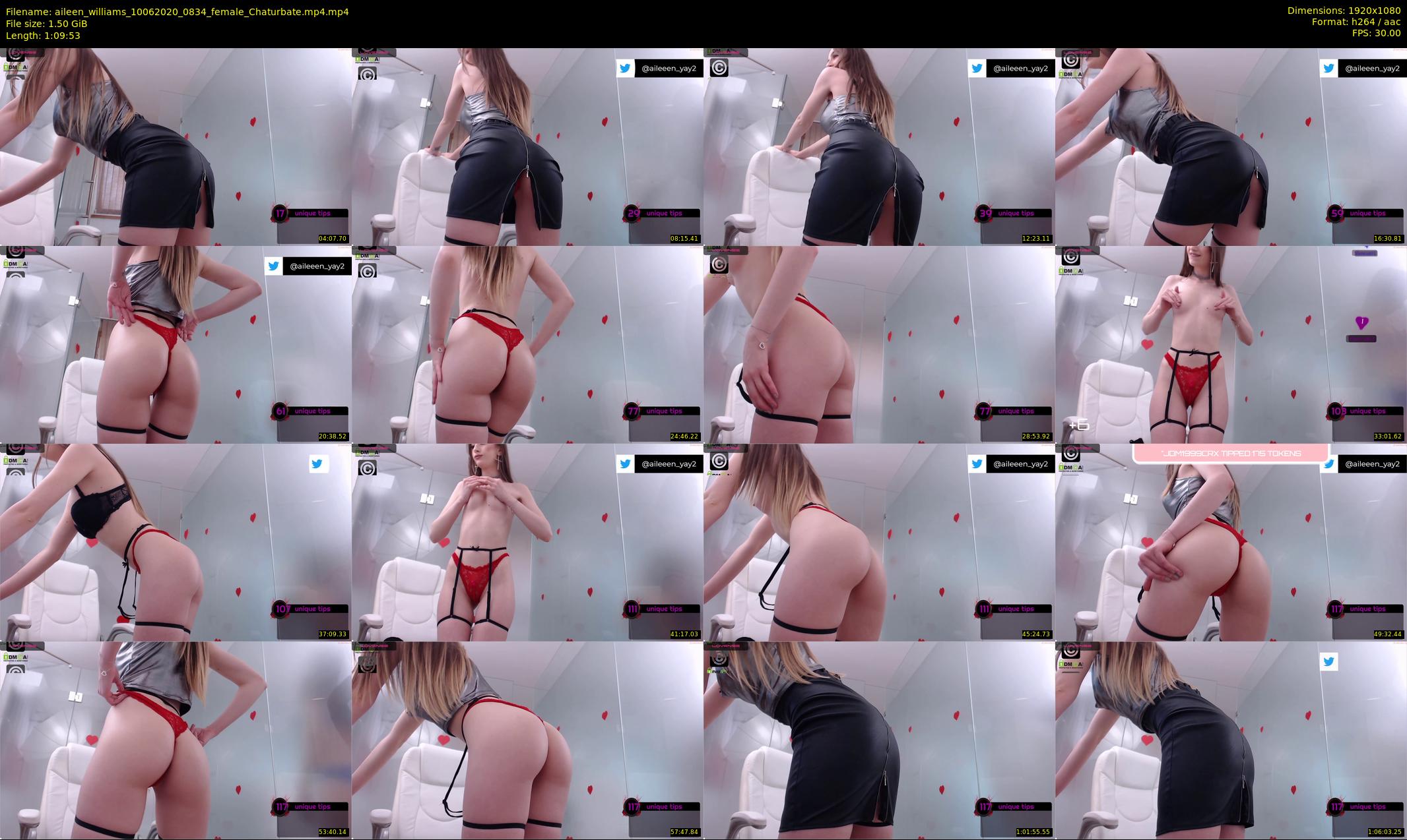 aileen_williams — 70 minute Chaturbate female cam show recording, 1080p, Jun 10, 2020