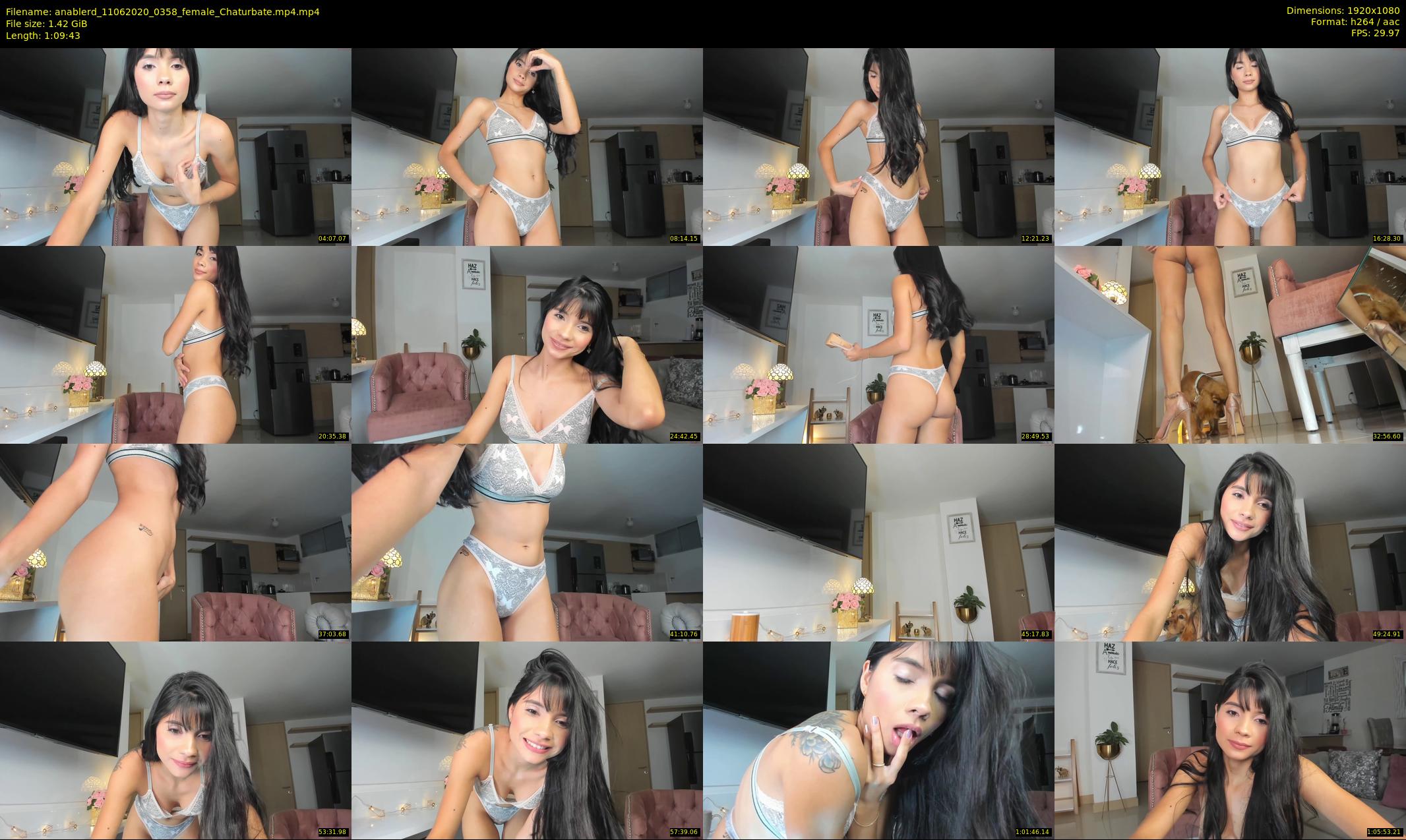 anablerd — 70 minute Chaturbate female cam show recording, 1080p, Jun 11, 2020