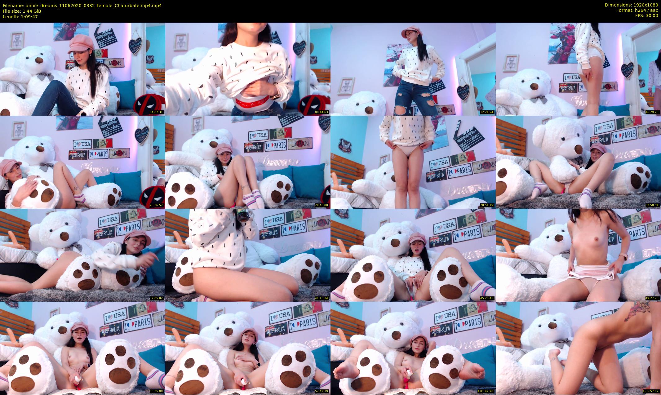 annie_dreams — 70 minute Chaturbate female cam show recording, 1080p, Jun 11, 2020