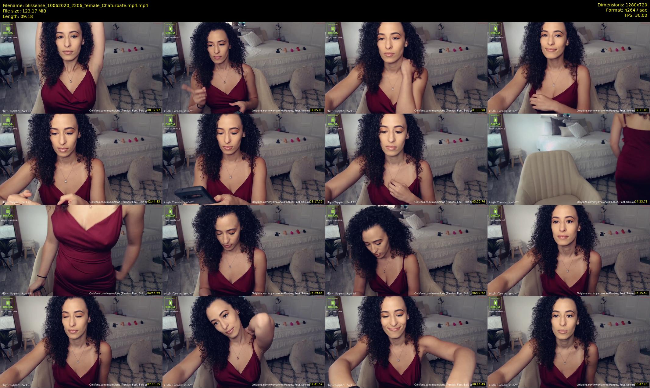 blissense — 10 minute Chaturbate female cam show recording, 720p, Jun 10, 2020