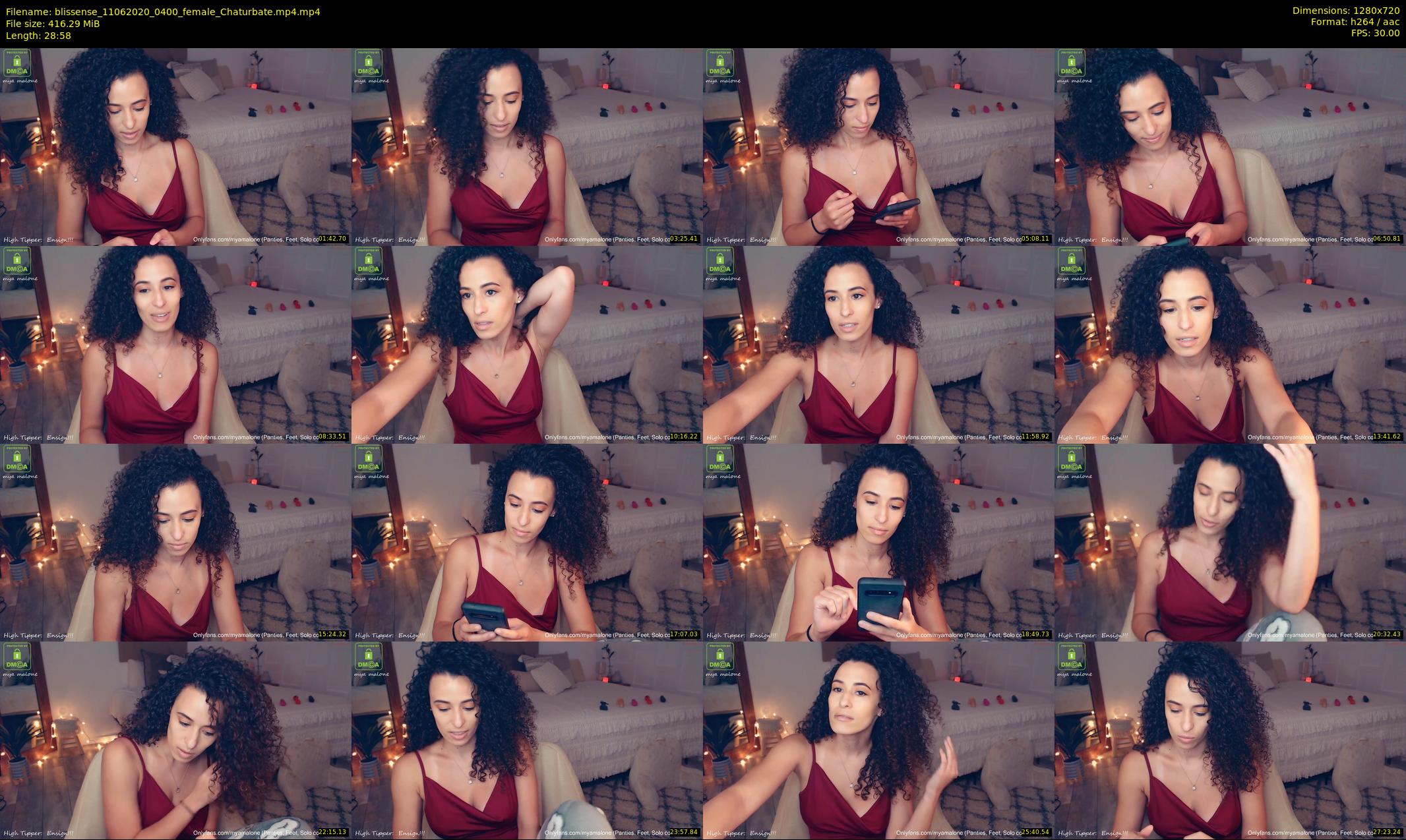 blissense — 29 minute Chaturbate female cam show recording, 720p, Jun 11, 2020