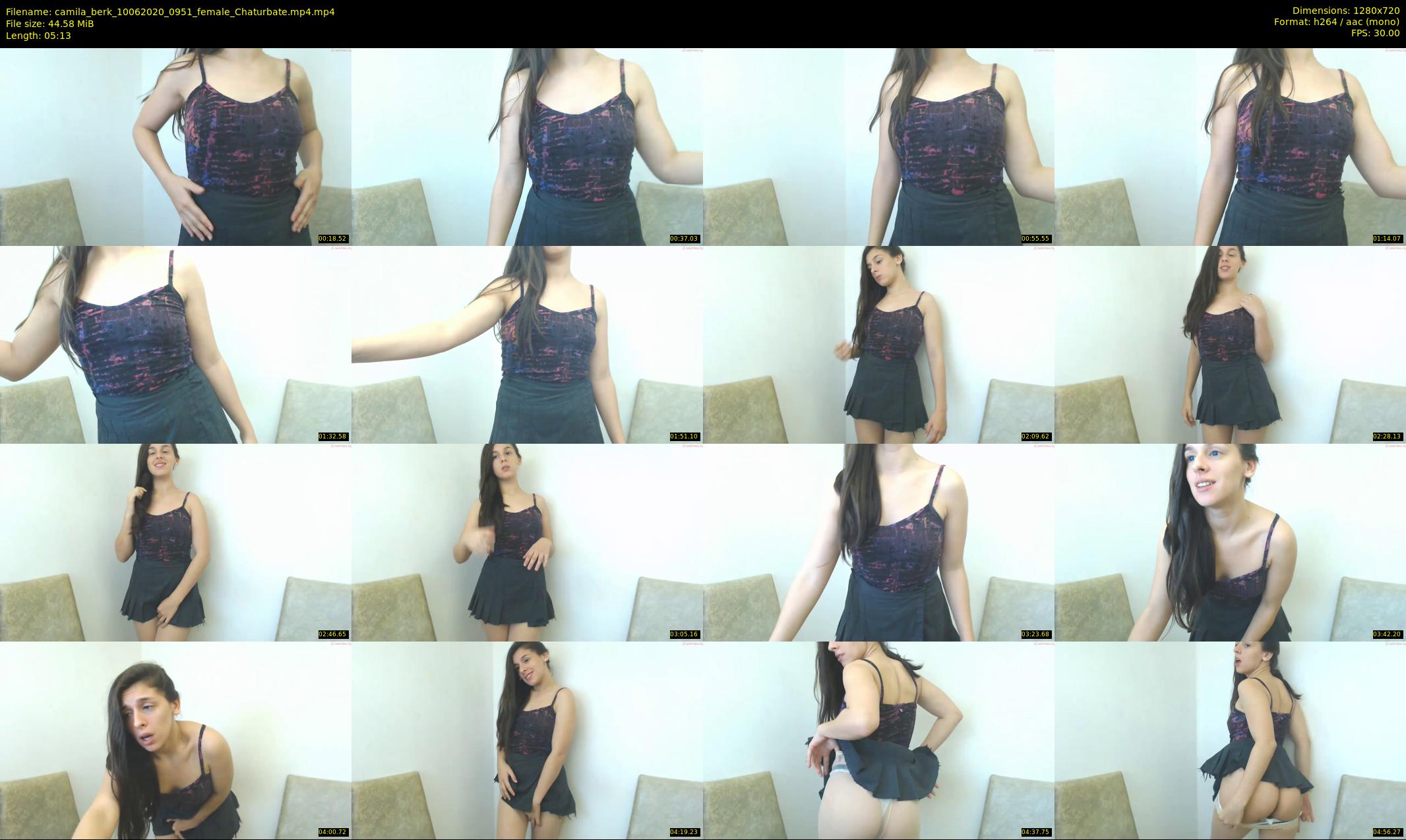 camila_berk — 6 minute Chaturbate female cam show recording, 720p, Jun 10, 2020