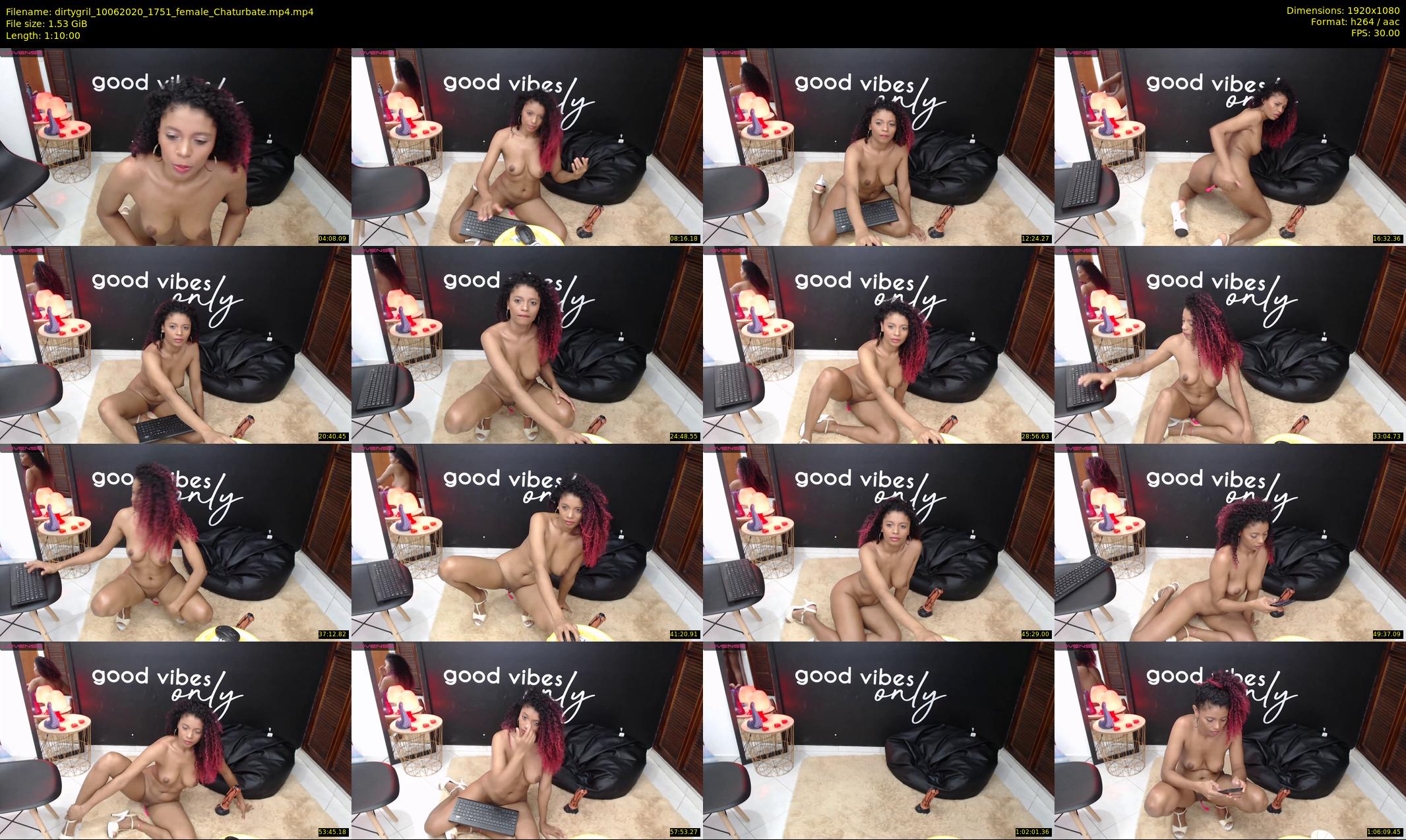dirtygril — 70 minute Chaturbate female cam show recording, 1080p, Jun 10, 2020