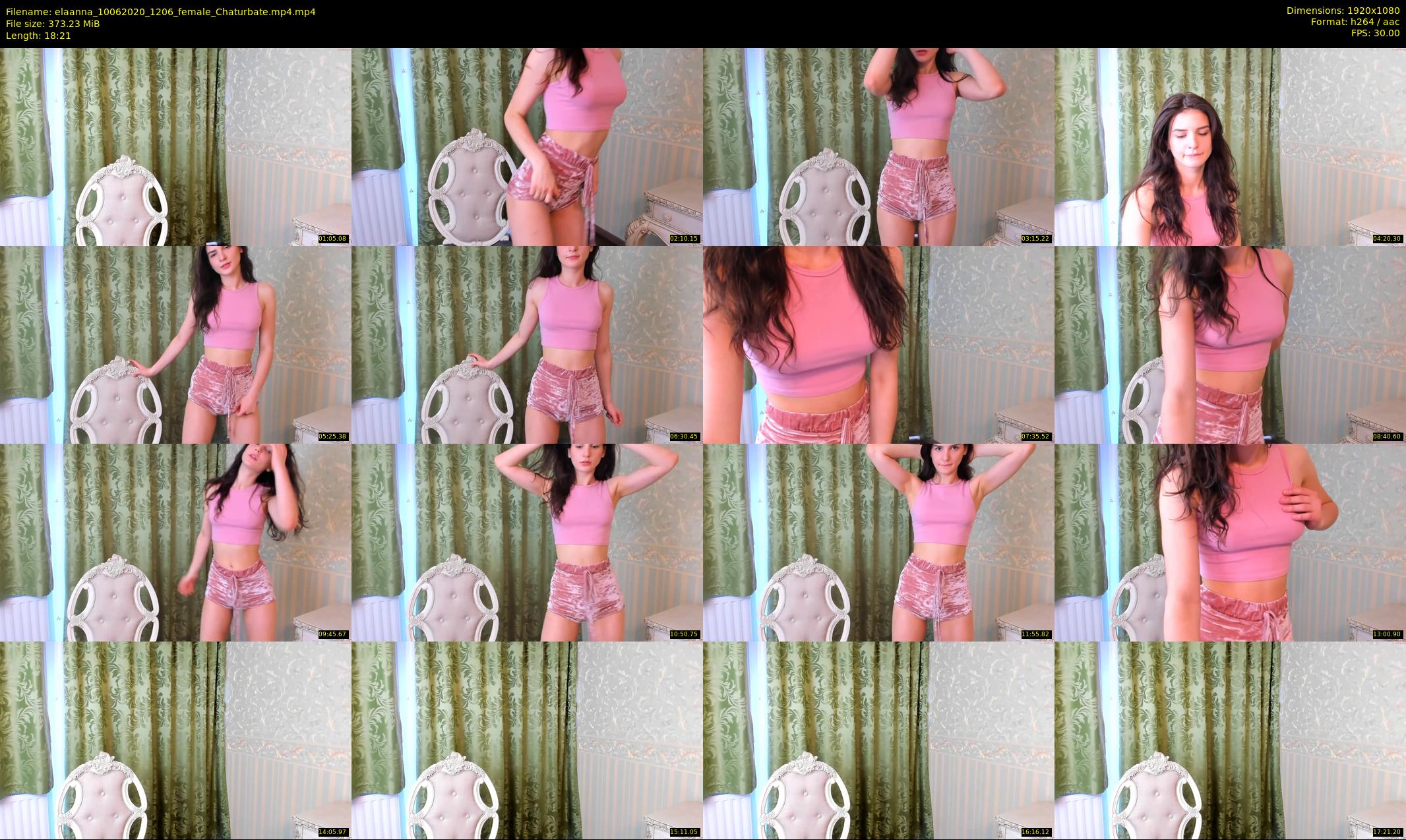 elaanna — 19 minute Chaturbate female cam show recording, 1080p, Jun 10, 2020