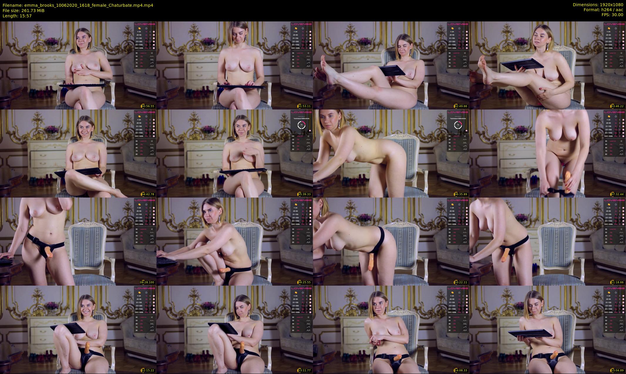 emma_brooks — 16 minute Chaturbate female cam show recording, 1080p, Jun 10, 2020