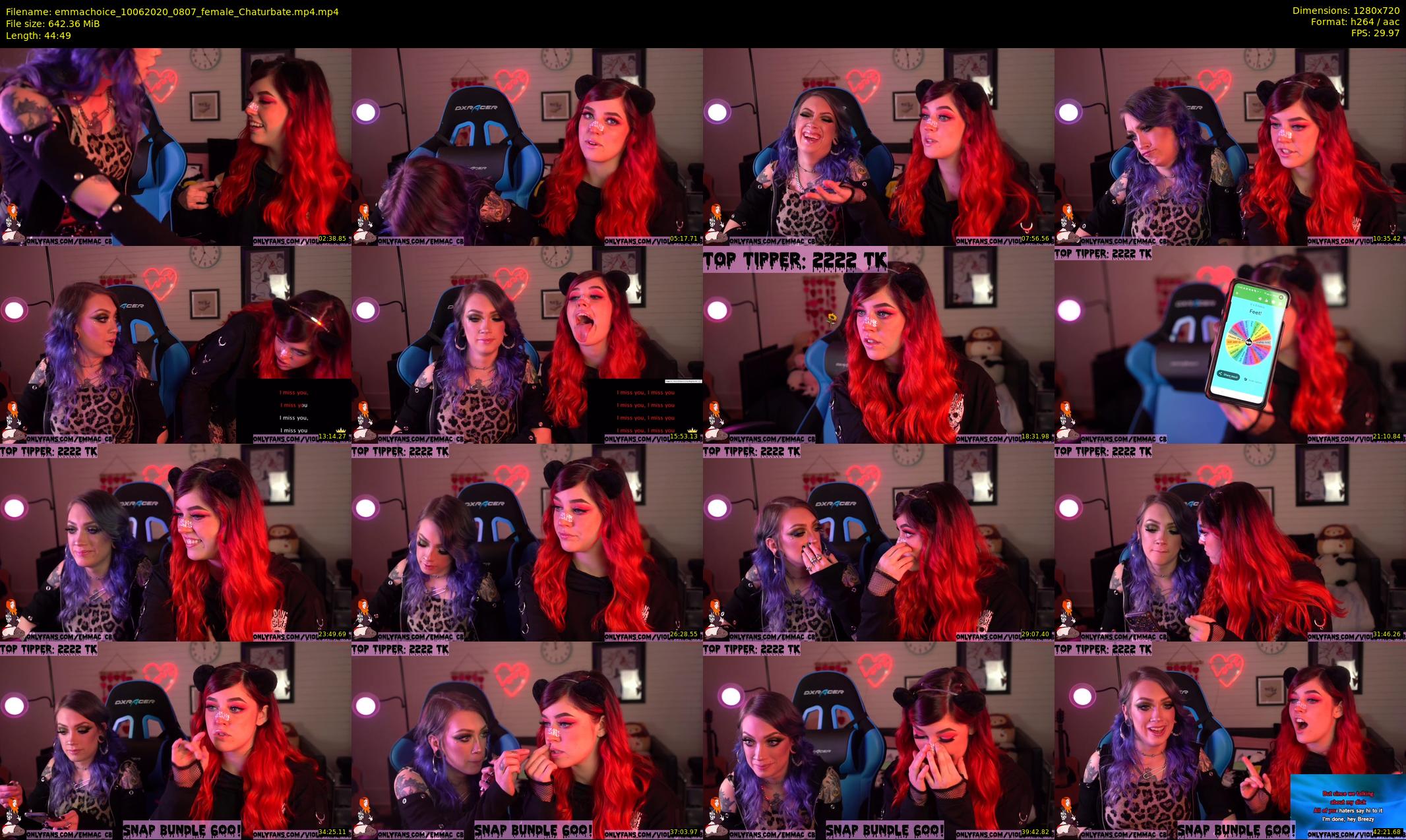 emmachoice — 45 minute Chaturbate female cam show recording, 720p, Jun 10, 2020