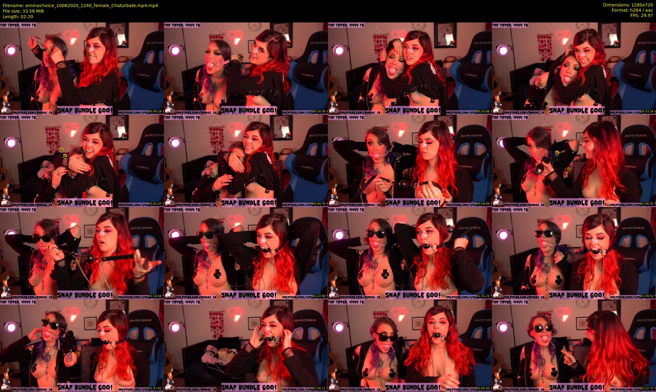 emmachoice — 3 minute Chaturbate female cam show recording, 720p, Jun 10, 2020