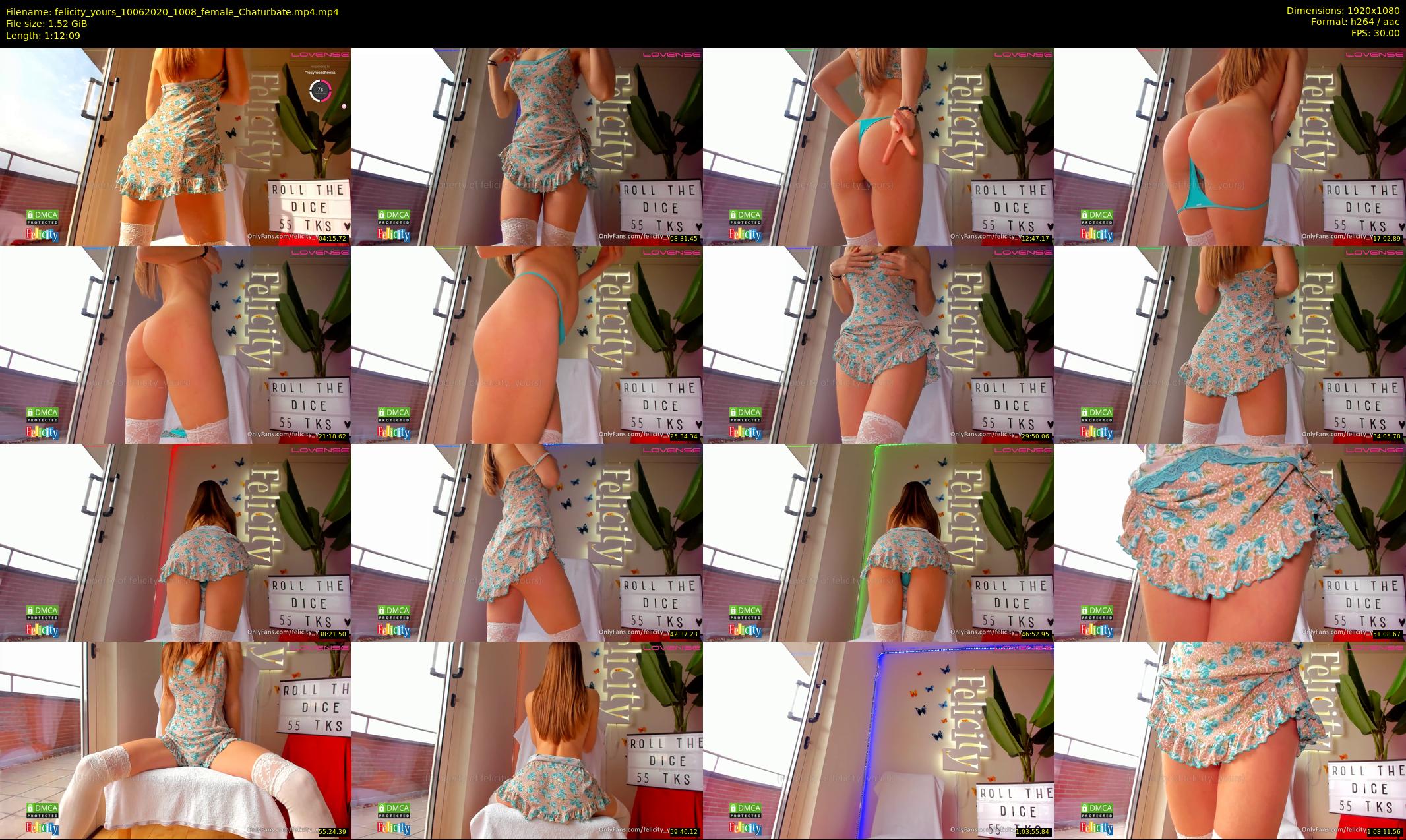 felicity_yours — 73 minute Chaturbate female cam show recording, 1080p, Jun 10, 2020