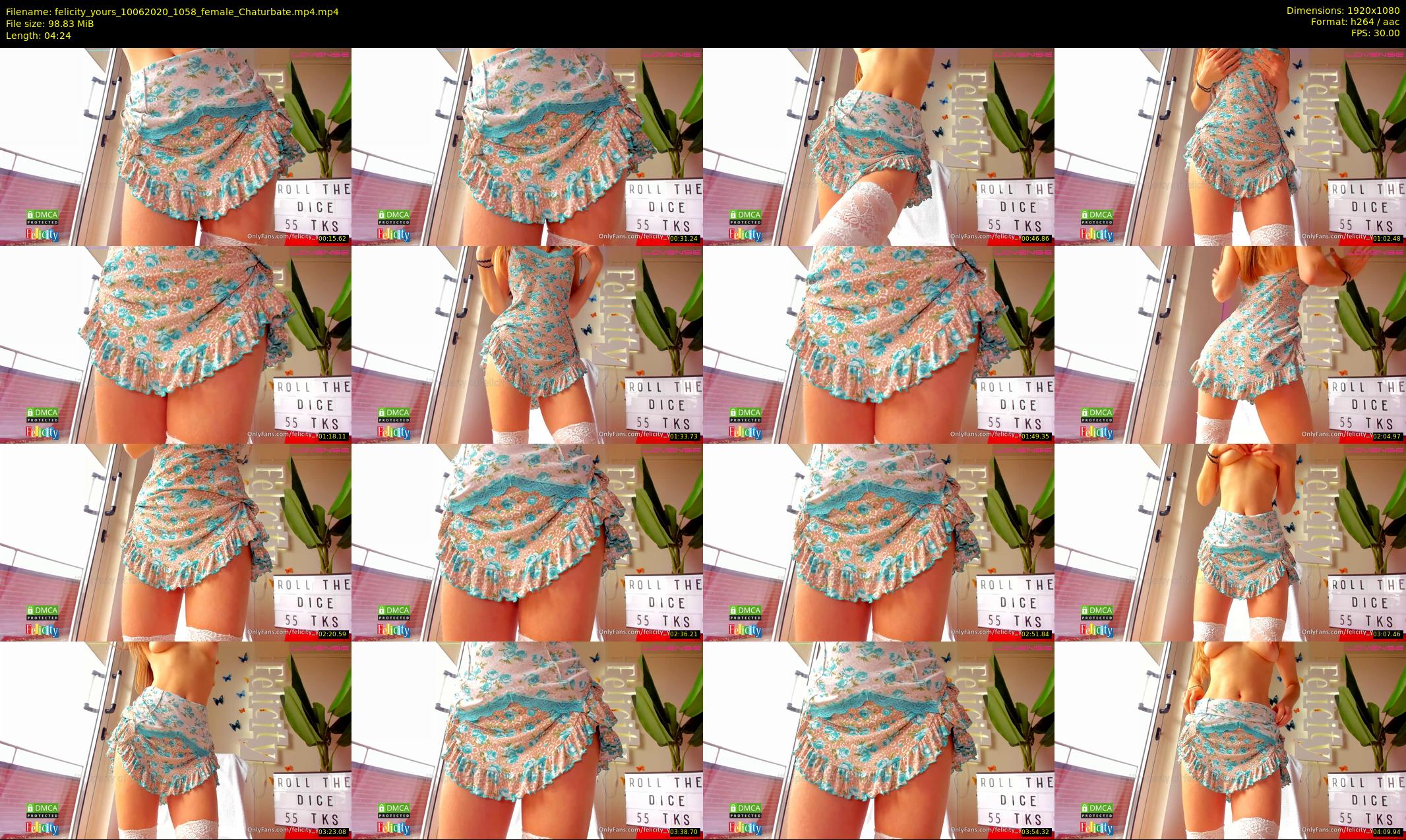 felicity_yours — 5 minute Chaturbate female cam show recording, 1080p, Jun 10, 2020
