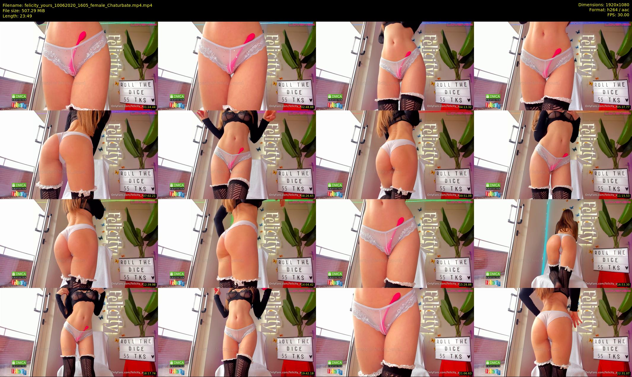 felicity_yours — 24 minute Chaturbate female cam show recording, 1080p, Jun 10, 2020