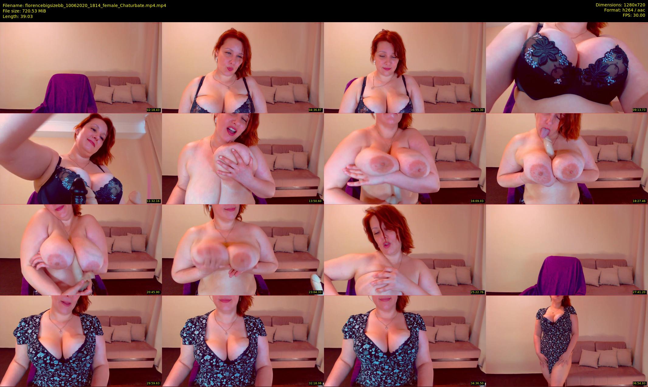 florencebigsizebb — 40 minute Chaturbate female cam show recording, 720p, Jun 10, 2020