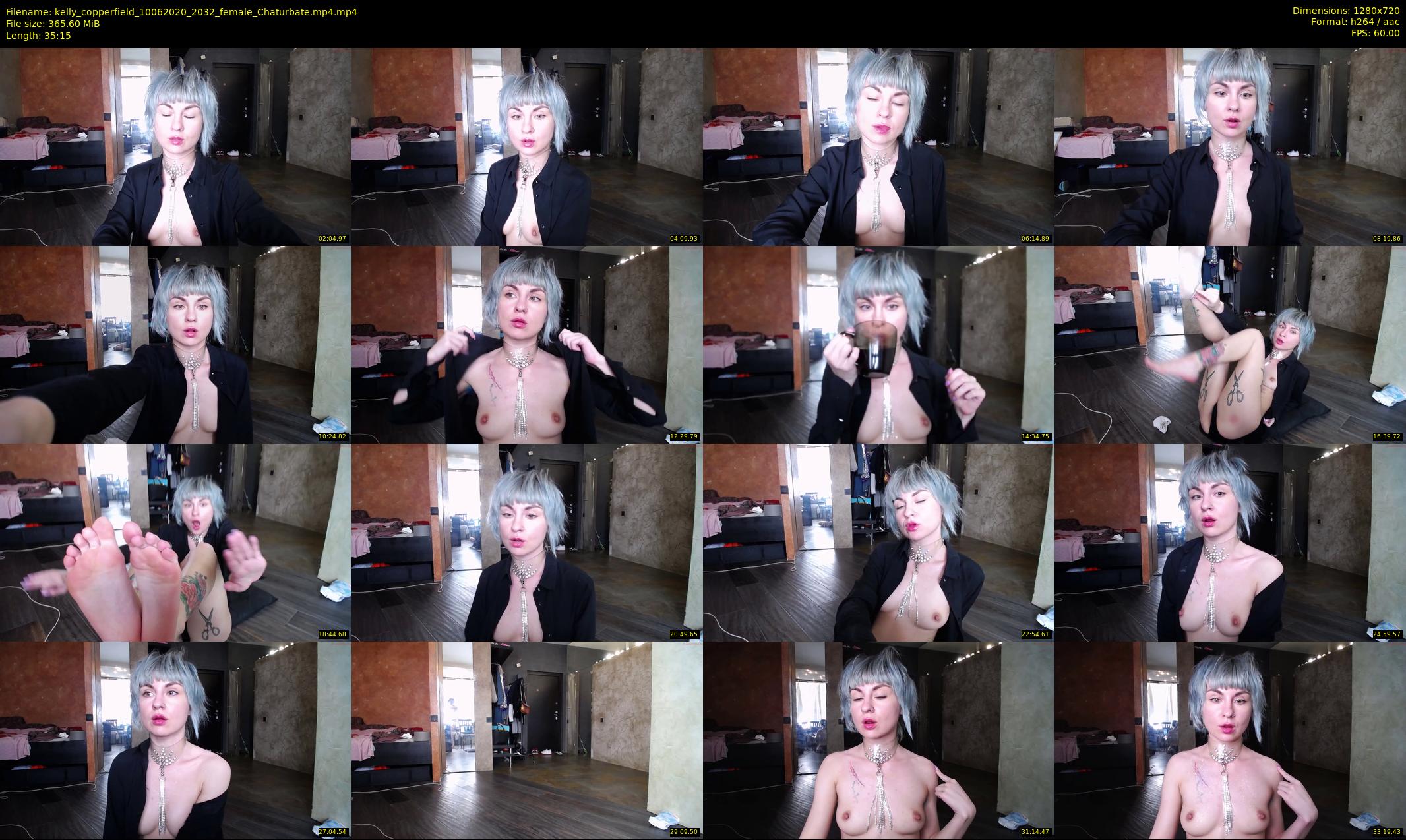 kelly_copperfield — 36 minute Chaturbate female cam show recording, 720p, Jun 10, 2020