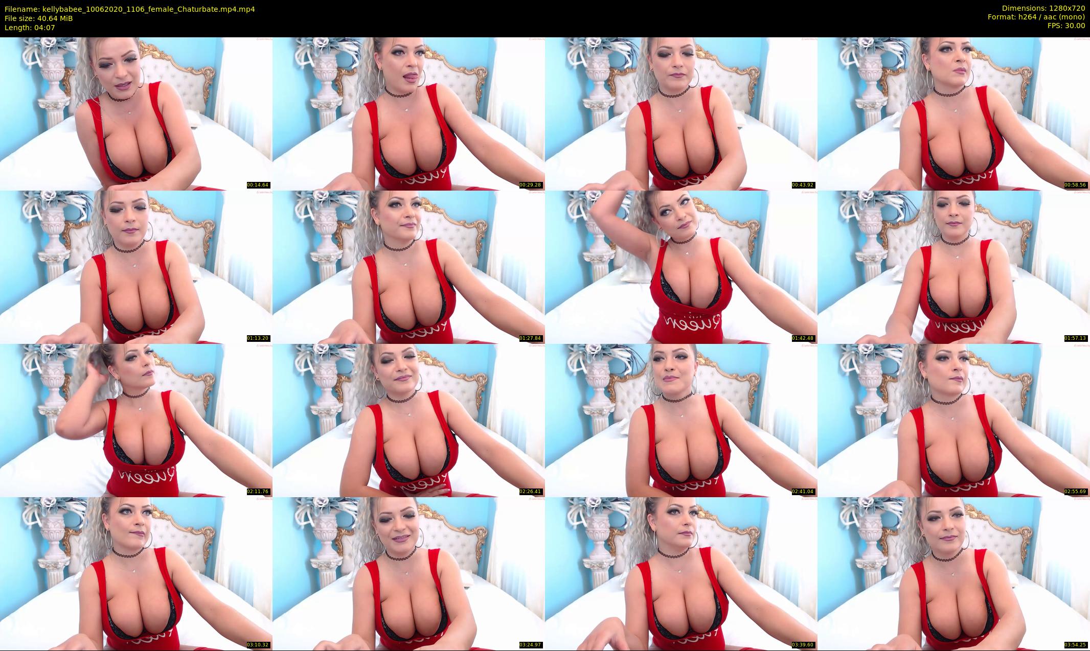 kellybabee — 5 minute Chaturbate female cam show recording, 720p, Jun 10, 2020