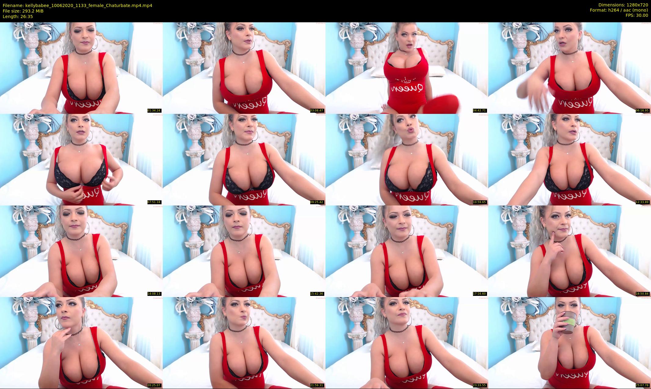kellybabee — 27 minute Chaturbate female cam show recording, 720p, Jun 10, 2020