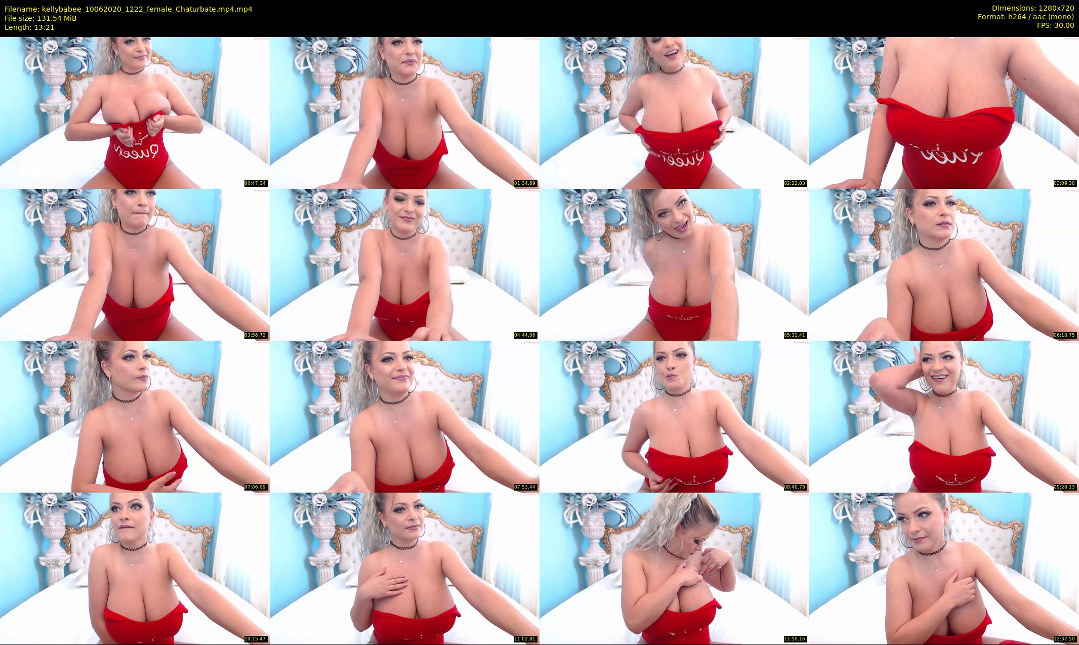 kellybabee — 14 minute Chaturbate female cam show recording, 720p, Jun 10, 2020