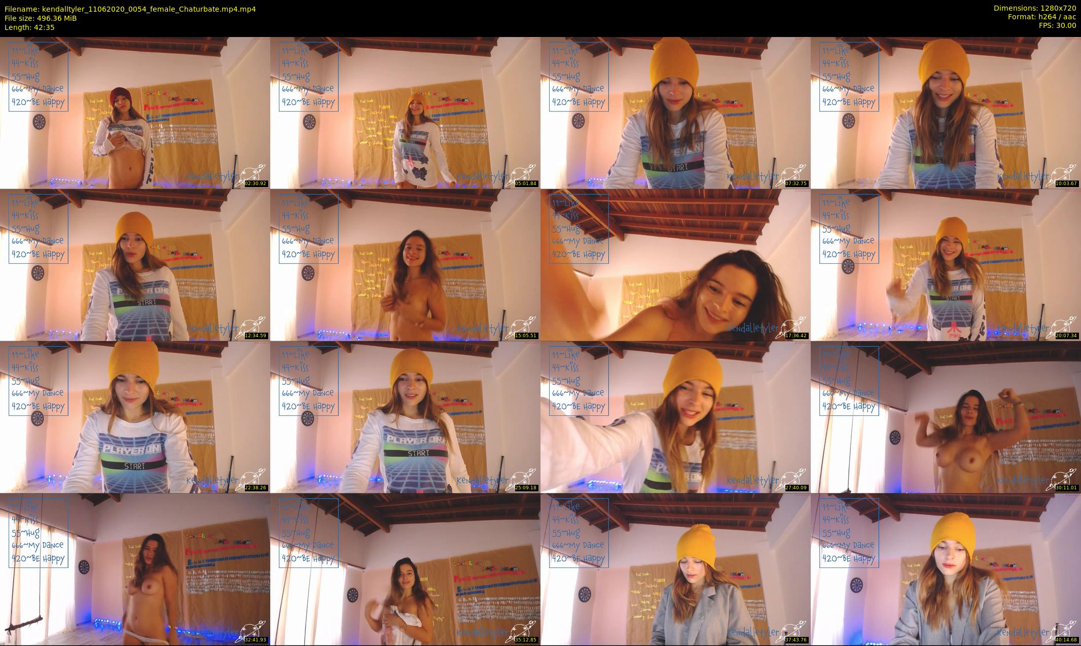 kendalltyler — 43 minute Chaturbate female cam show recording, 720p, Jun 11, 2020