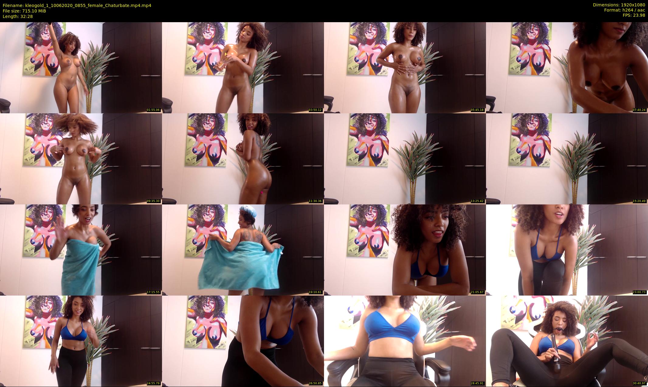 kleogold_1 — 33 minute Chaturbate female cam show recording, 1080p, Jun 10, 2020