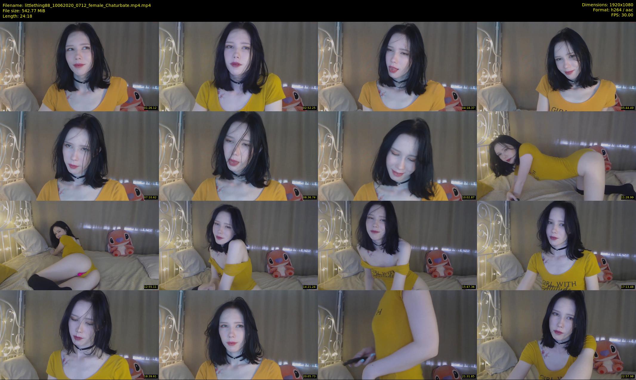 littlething88 — 25 minute Chaturbate female cam show recording, 1080p, Jun 10, 2020