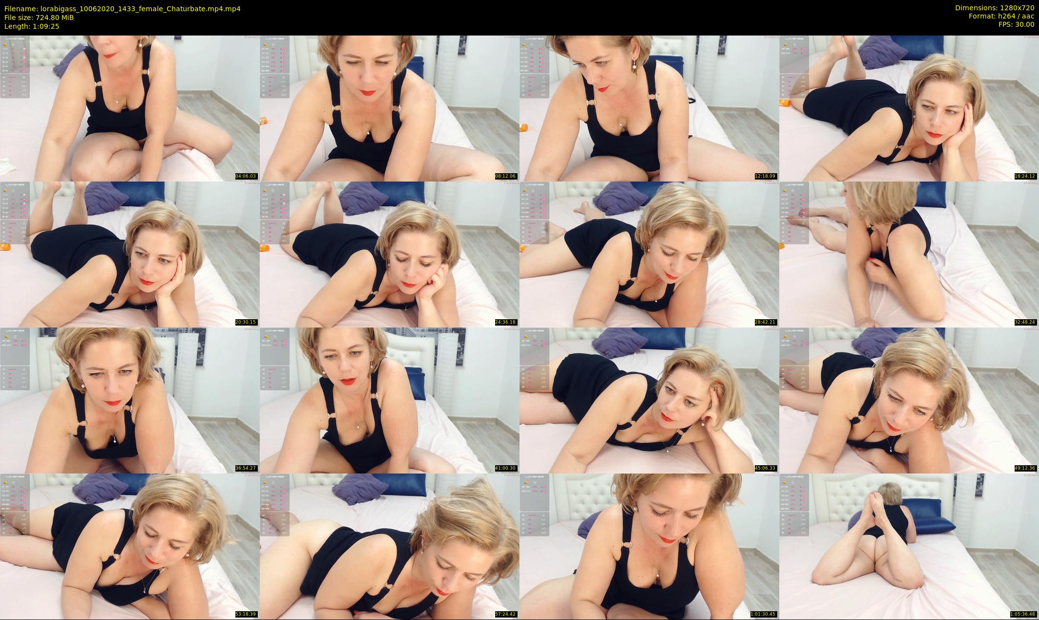 lorabigass — 70 minute Chaturbate female cam show recording, 720p, Jun 10, 2020