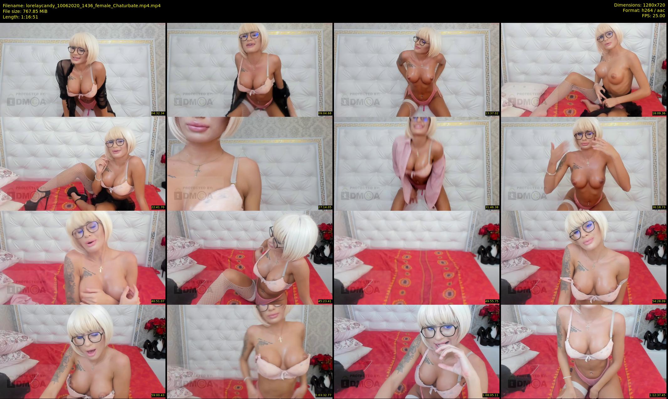 lorelaycandy — 77 minute Chaturbate female cam show recording, 720p, Jun 10, 2020