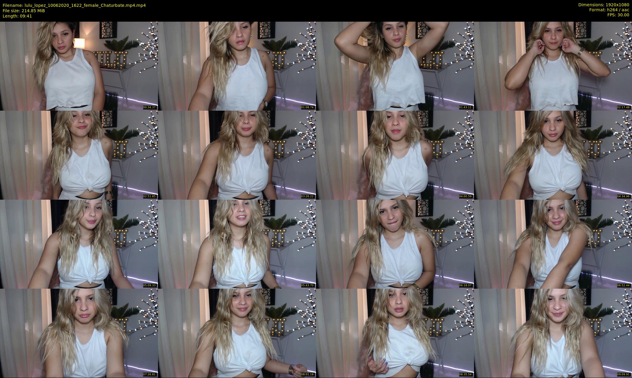 lulu_lopez — 10 minute Chaturbate female cam show recording, 1080p, Jun 10, 2020