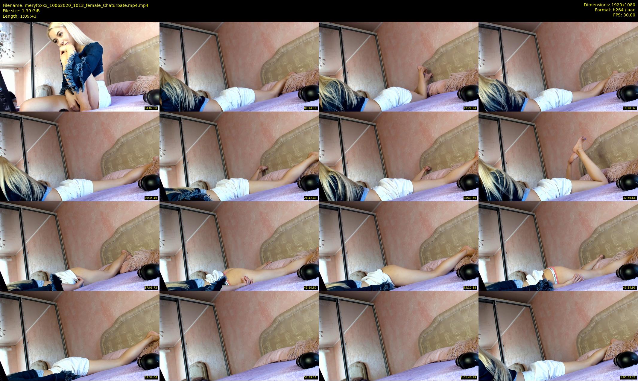 meryfoxxx — 70 minute Chaturbate female cam show recording, 1080p, Jun 10, 2020