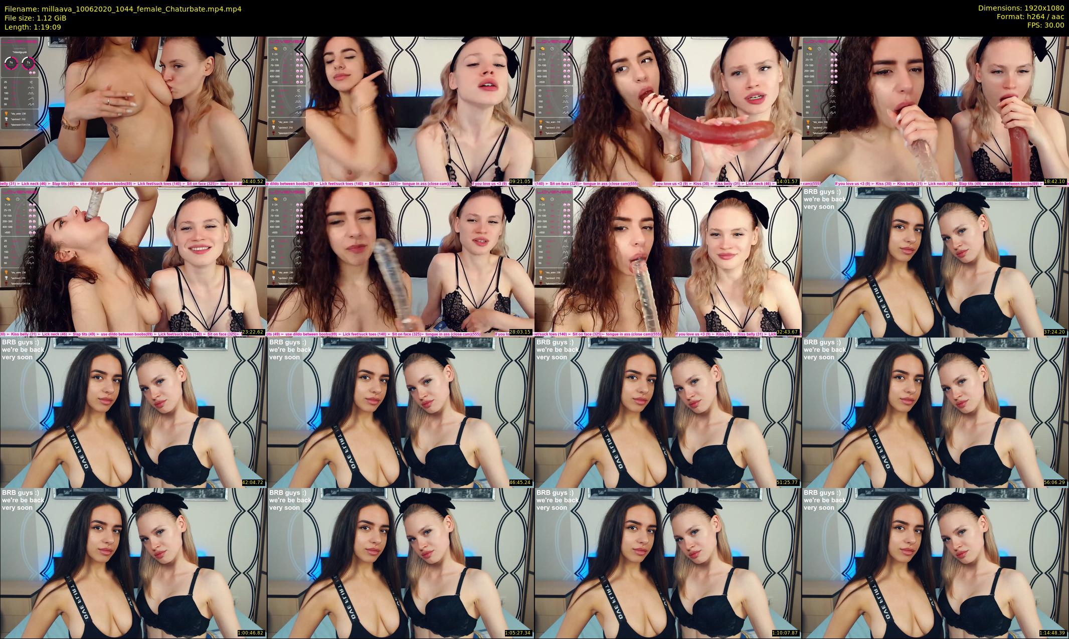millaava — 80 minute Chaturbate female cam show recording, 1080p, Jun 10, 2020