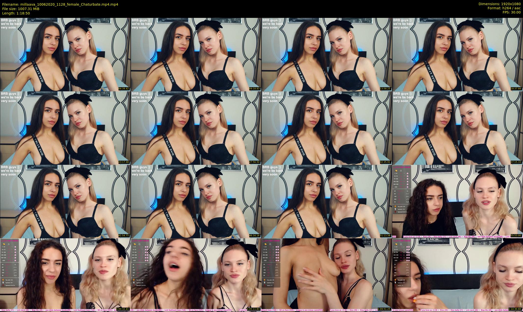 millaava — 79 minute Chaturbate female cam show recording, 1080p, Jun 10, 2020
