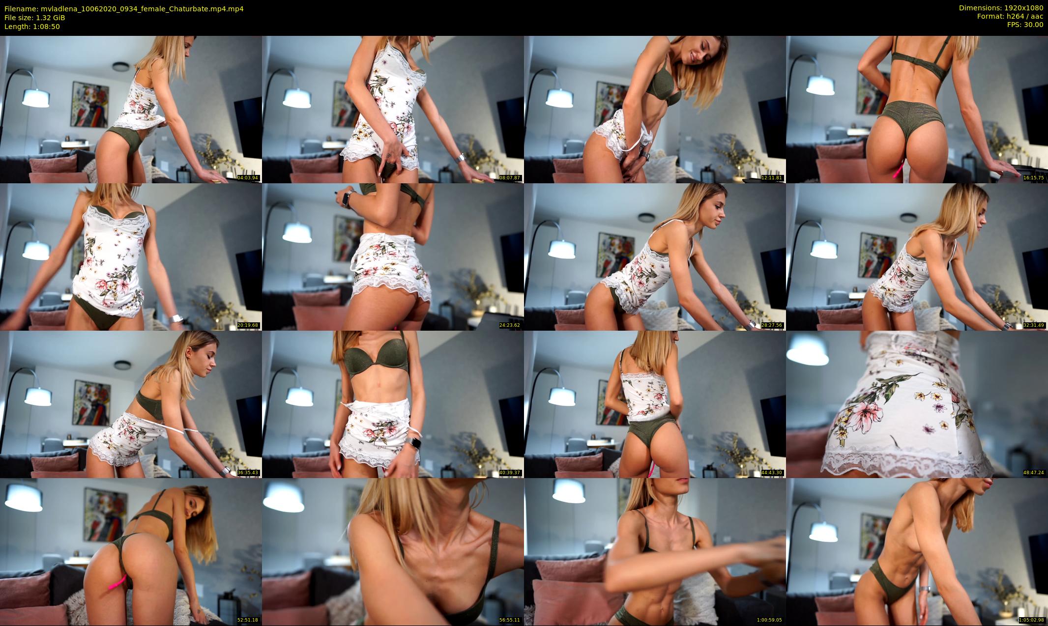 mvladlena — 69 minute Chaturbate female cam show recording, 1080p, Jun 10, 2020
