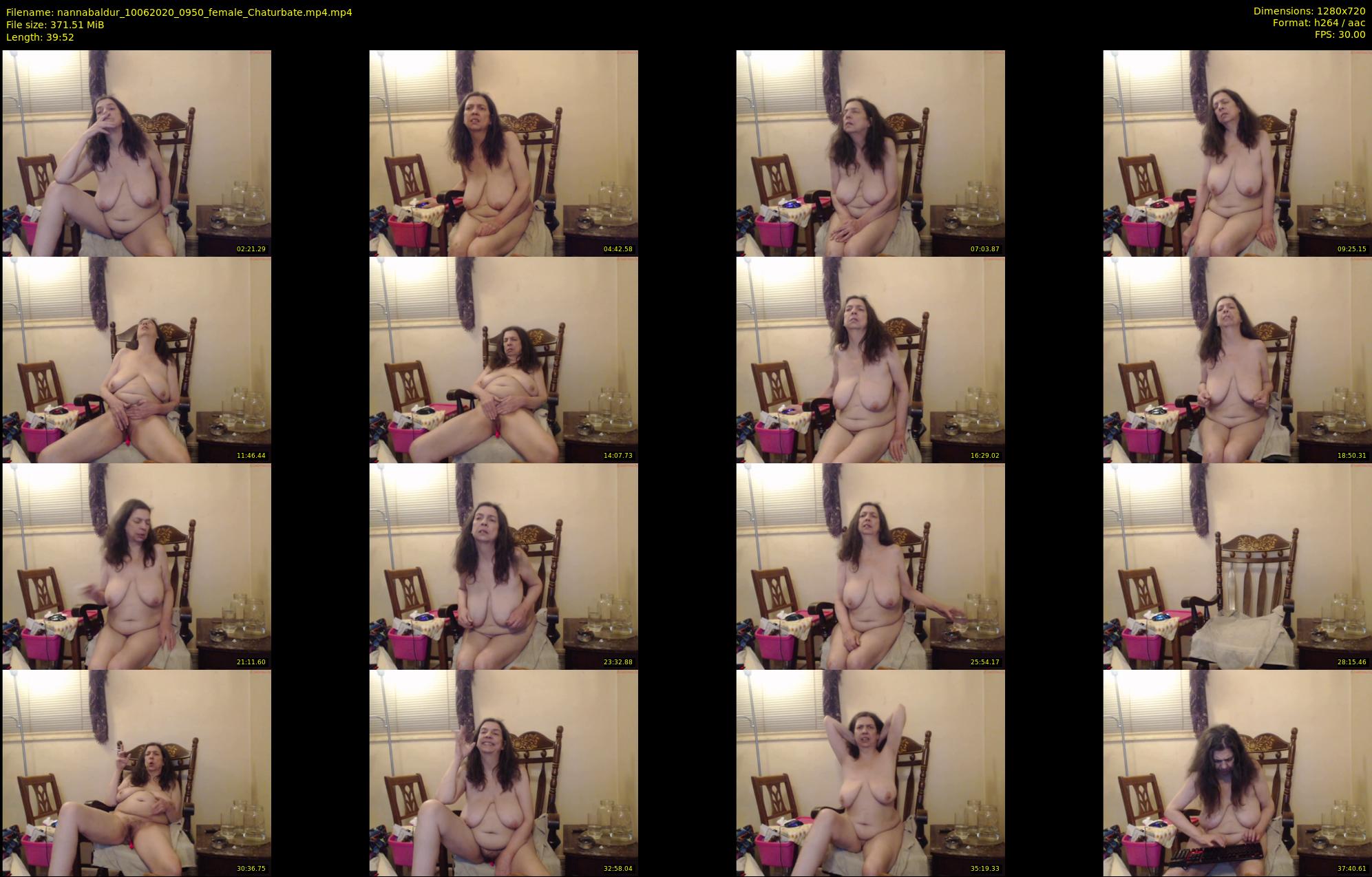 nannabaldur — 40 minute Chaturbate female cam show recording, 720p, Jun 10, 2020