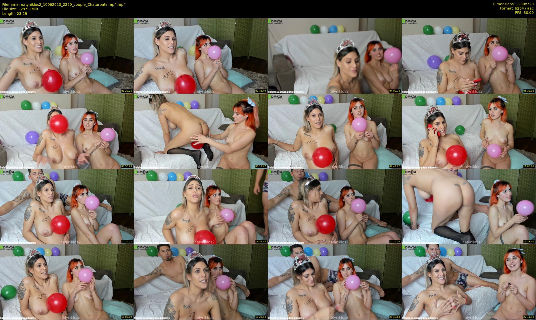 natyniklos2 — 24 minute Chaturbate couple cam show recording, 720p, Jun 10, 2020