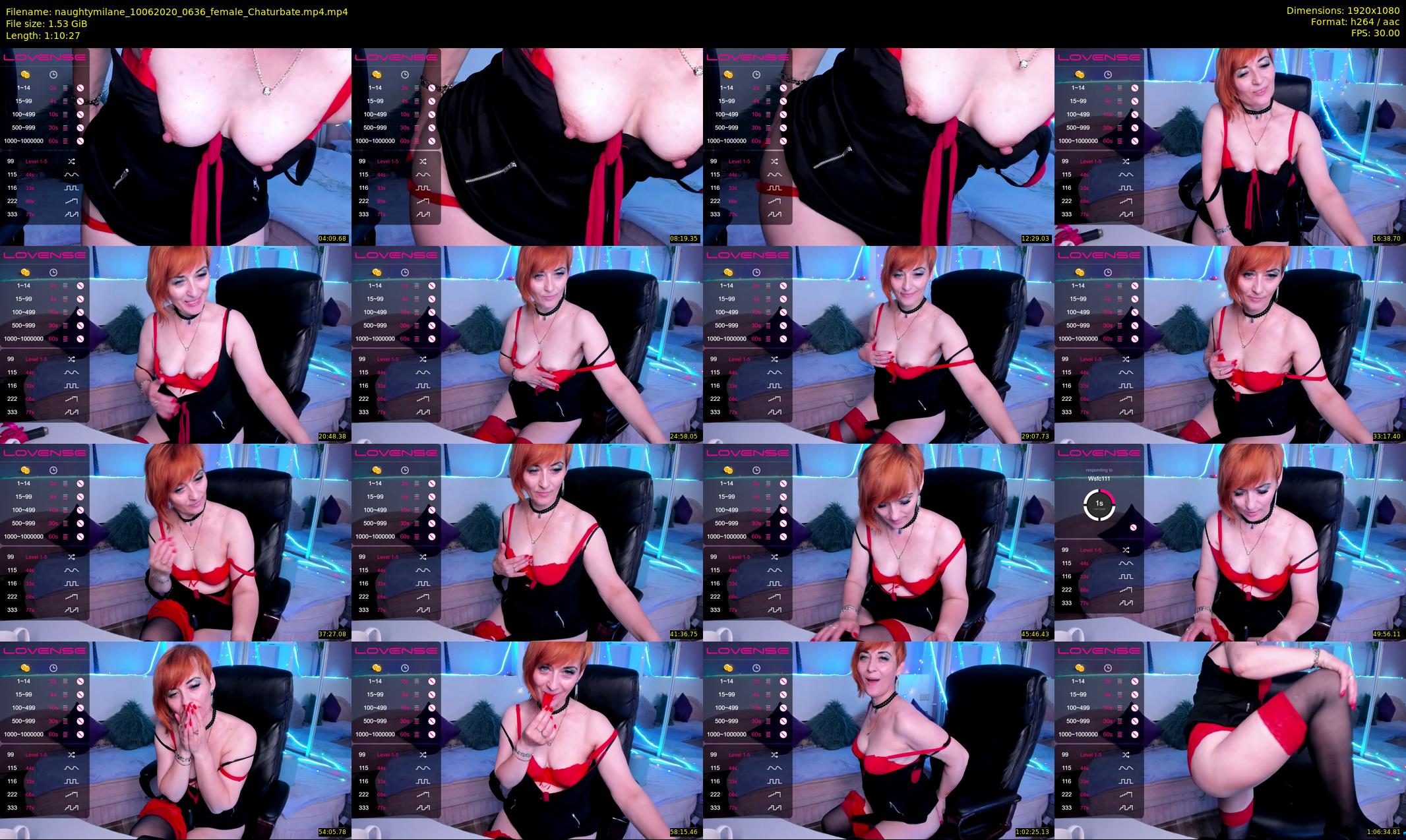 naughtymilane — 71 minute Chaturbate female cam show recording, 1080p, Jun 10, 2020