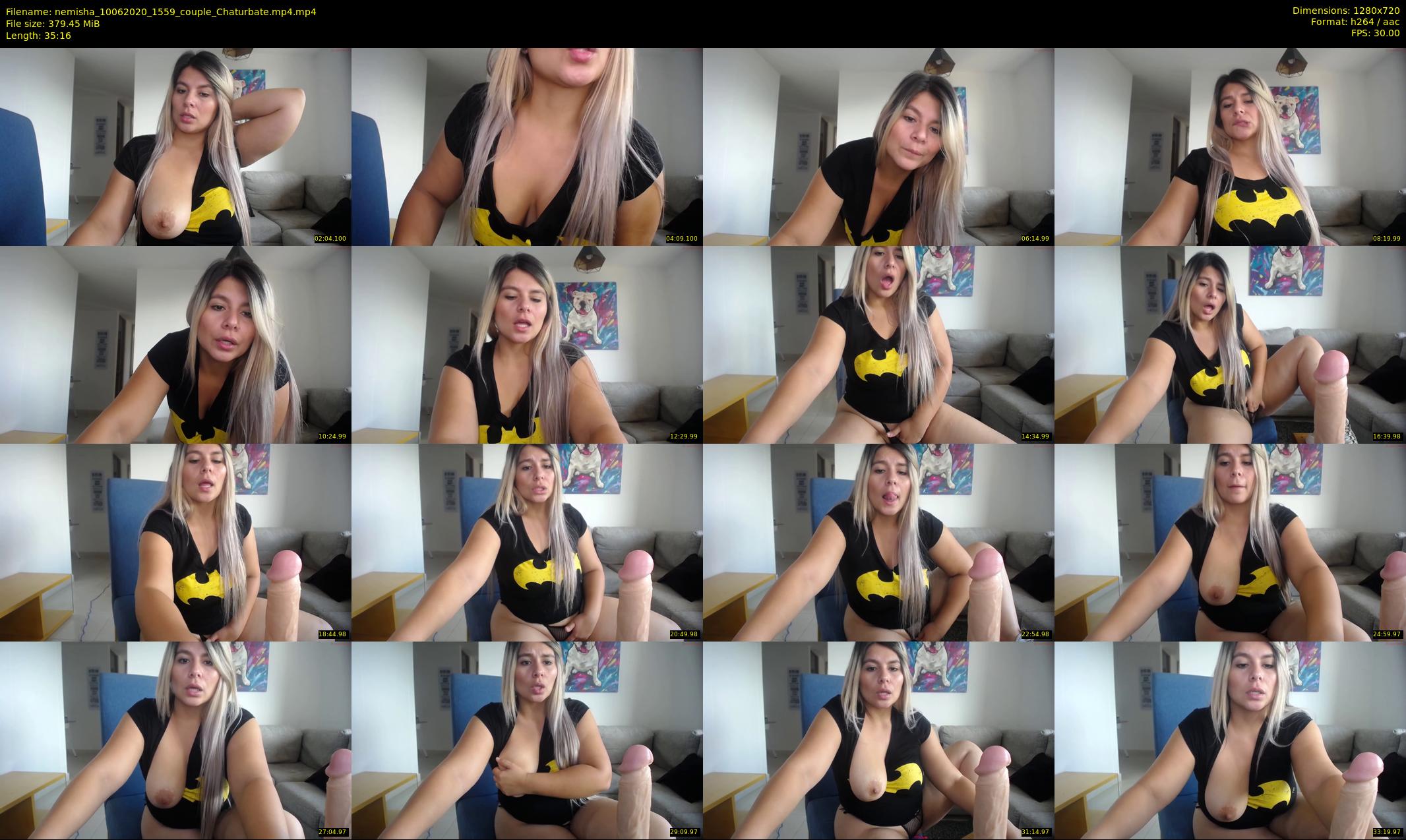 nemisha — 36 minute Chaturbate female cam show recording, 720p, Jun 10, 2020