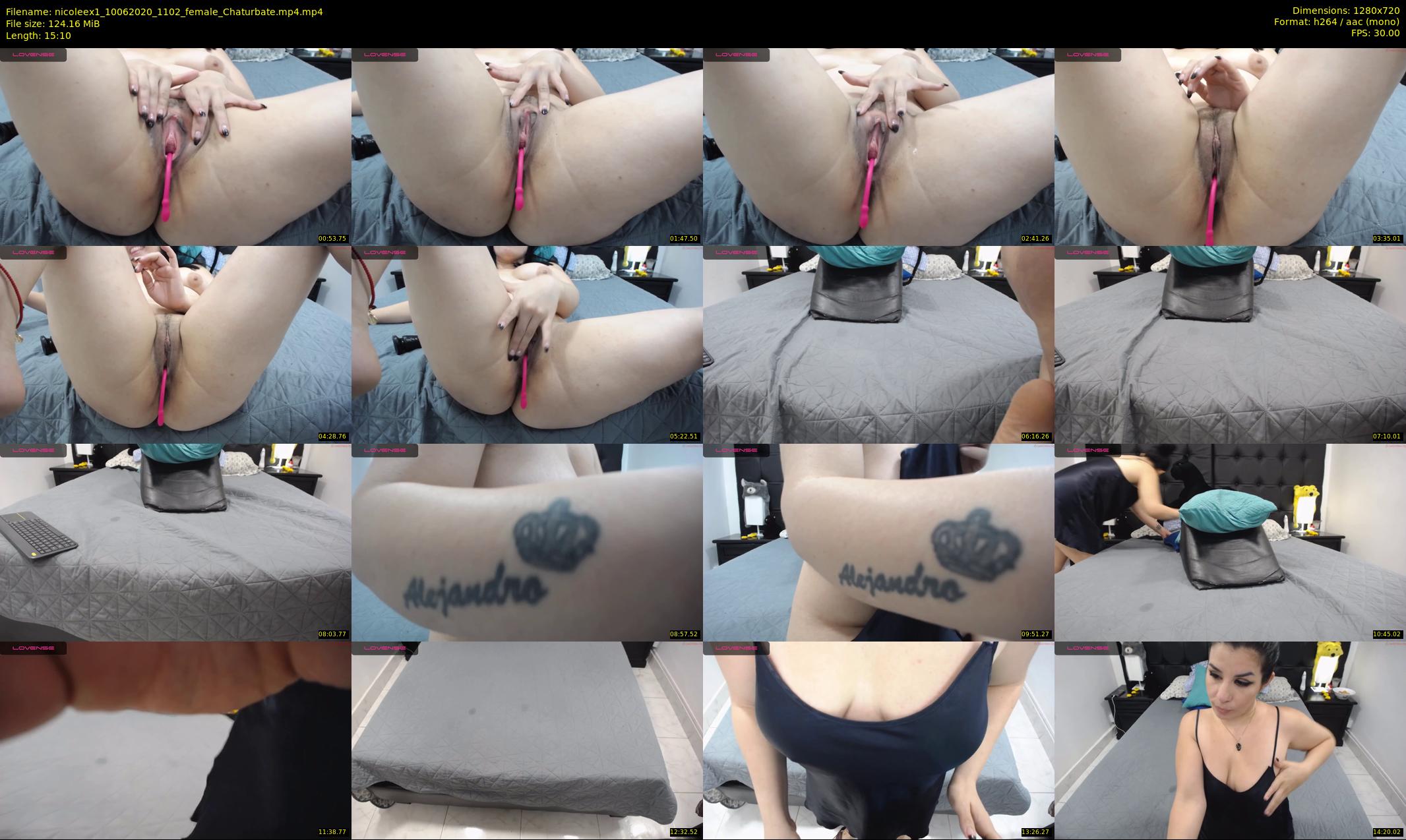 nicoleex1 — 16 minute Chaturbate female cam show recording, 720p, Jun 10, 2020