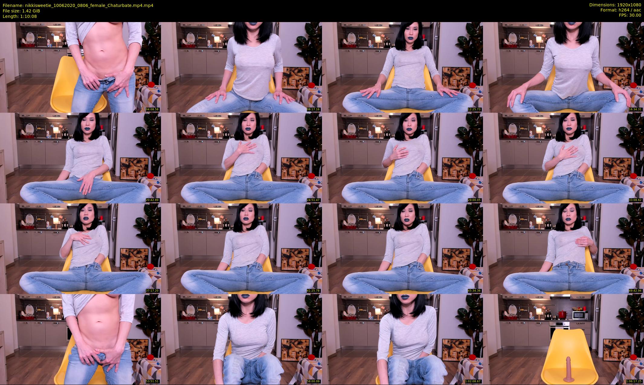 nikkisweetie — 71 minute Chaturbate female cam show recording, 1080p, Jun 10, 2020
