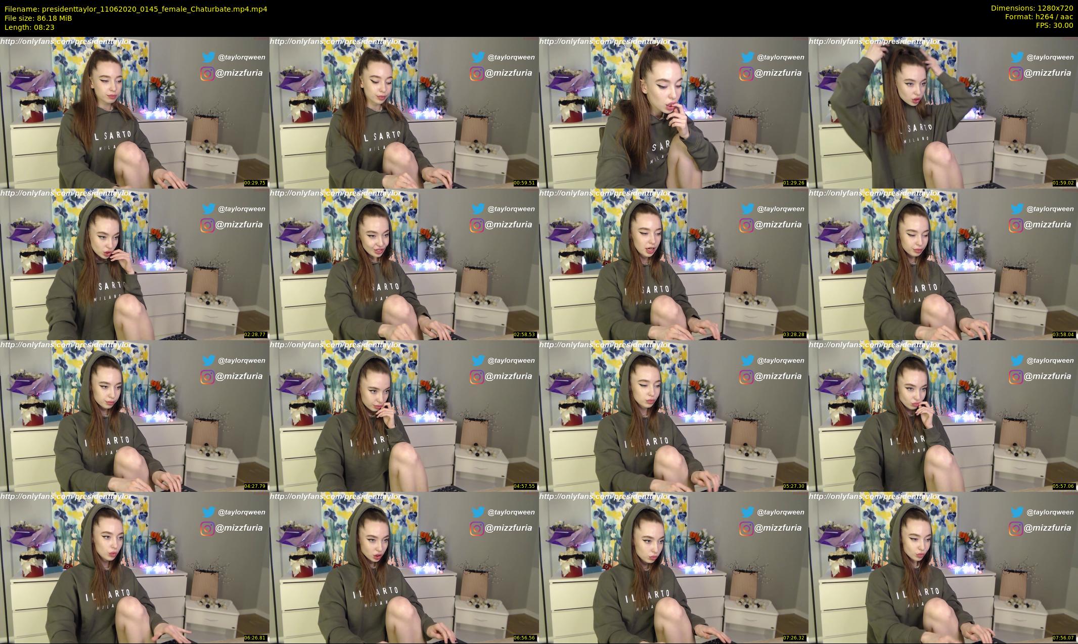 presidenttaylor — 9 minute Chaturbate female cam show recording, 720p, Jun 11, 2020