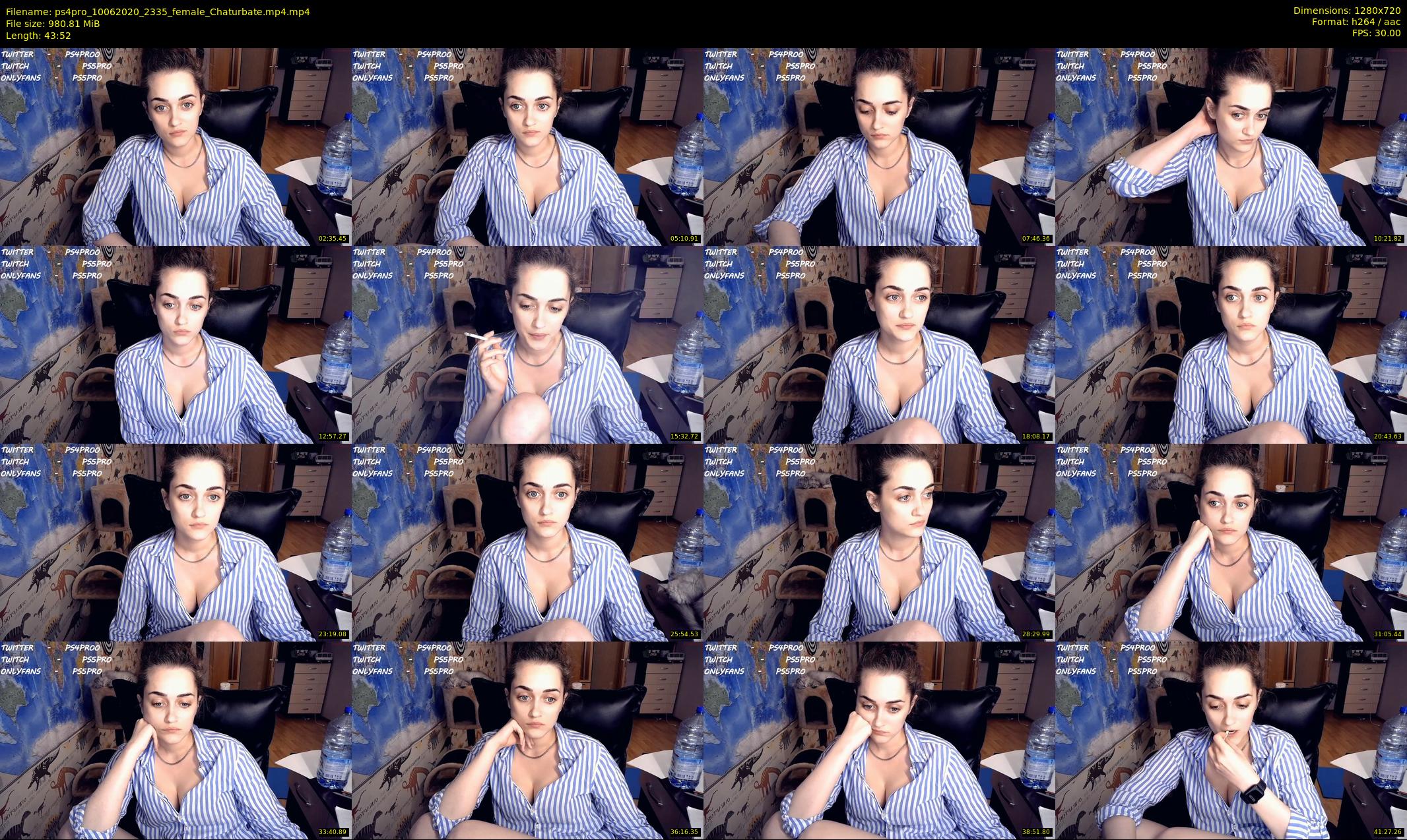ps4pro — 44 minute Chaturbate female cam show recording, 720p, Jun 10, 2020