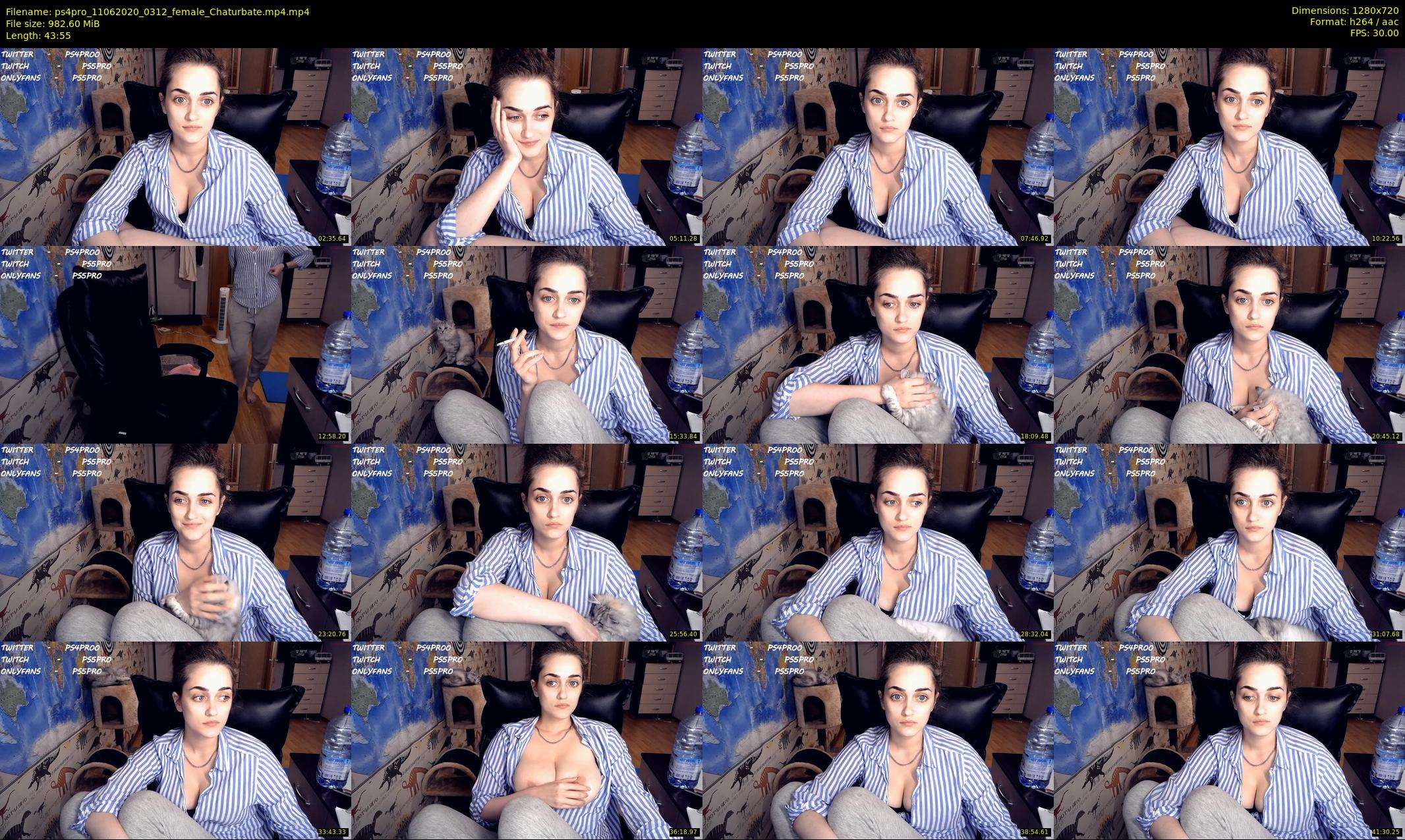 ps4pro — 44 minute Chaturbate female cam show recording, 720p, Jun 11, 2020