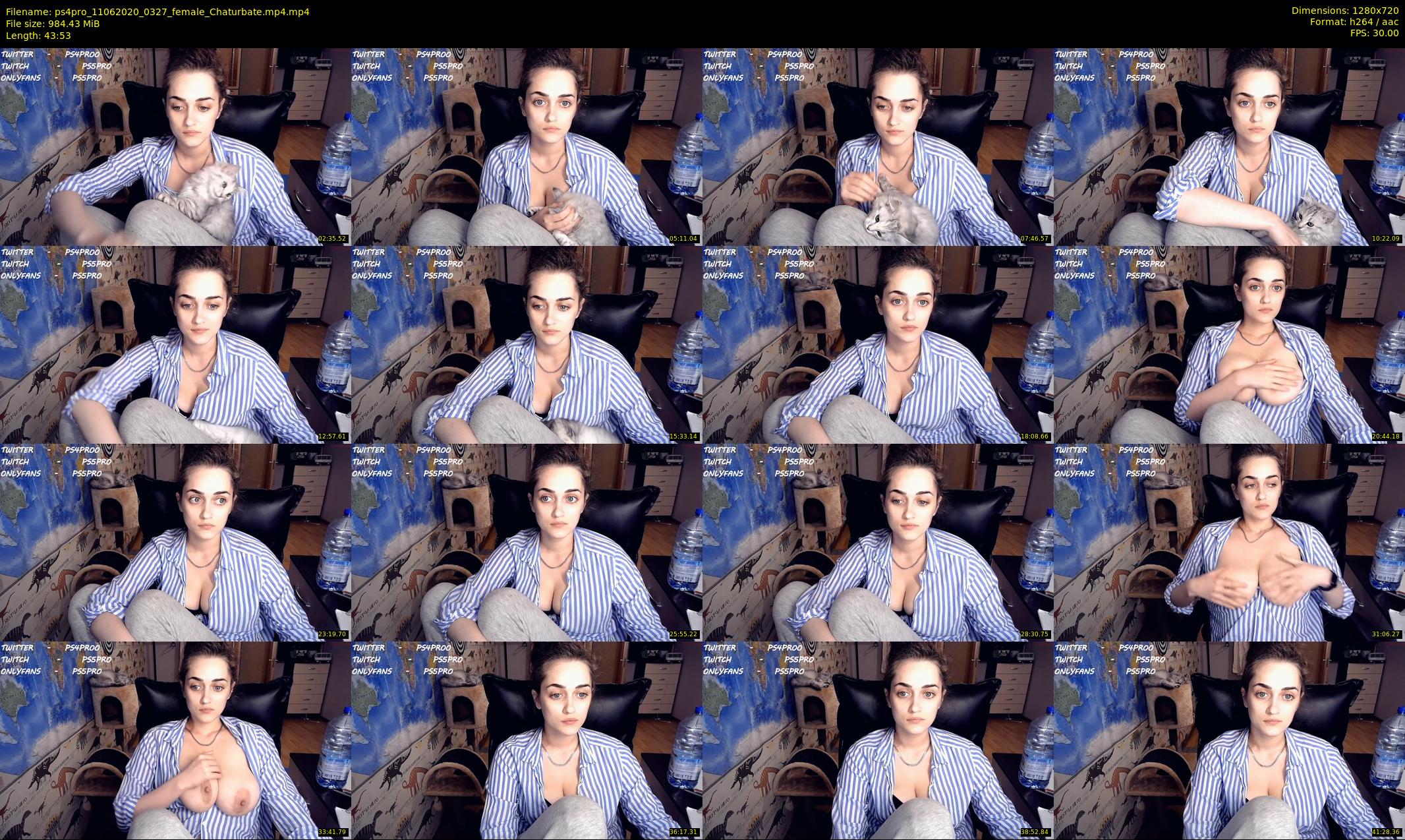 ps4pro — 44 minute Chaturbate female cam show recording, 720p, Jun 11, 2020