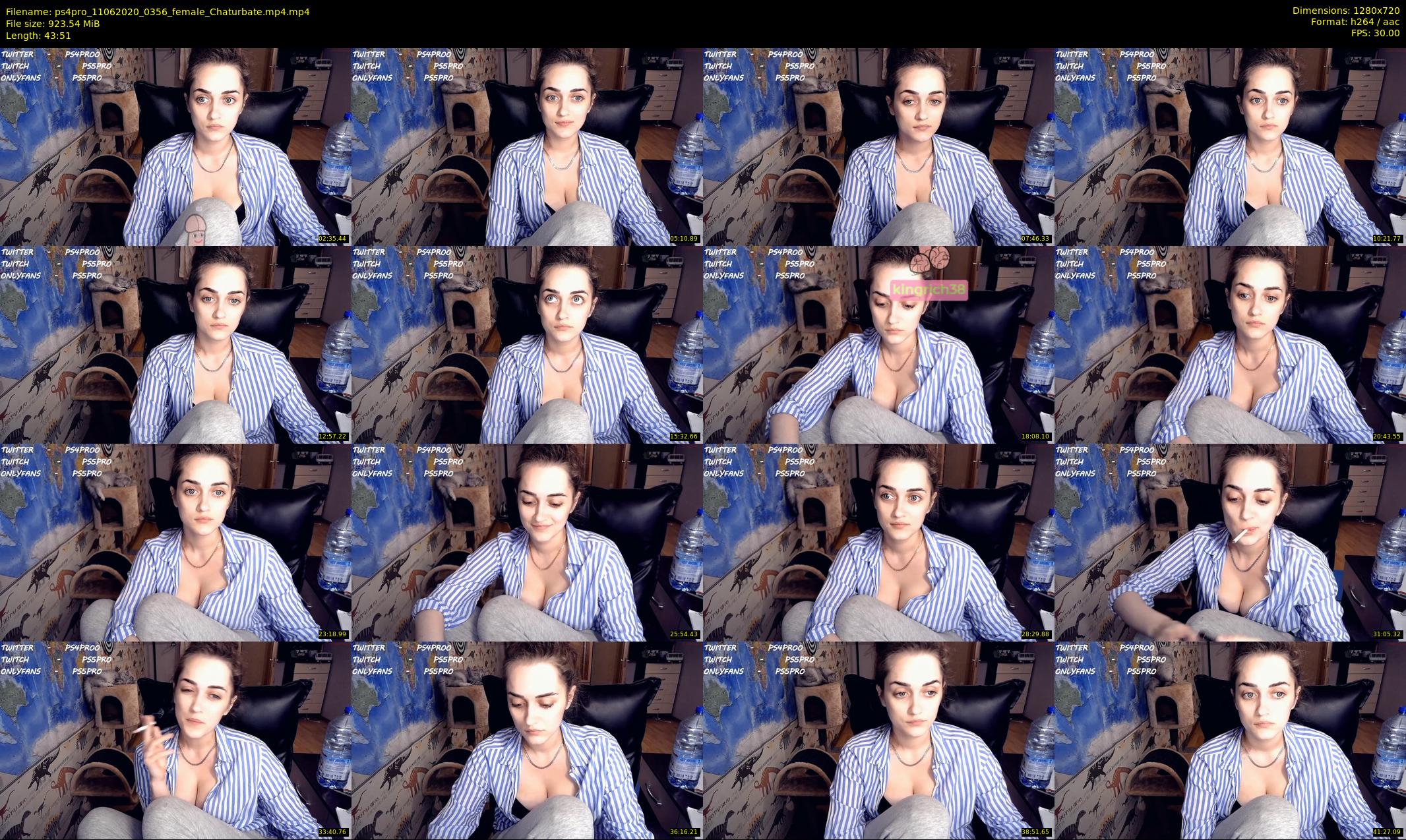 ps4pro — 44 minute Chaturbate female cam show recording, 720p, Jun 11, 2020