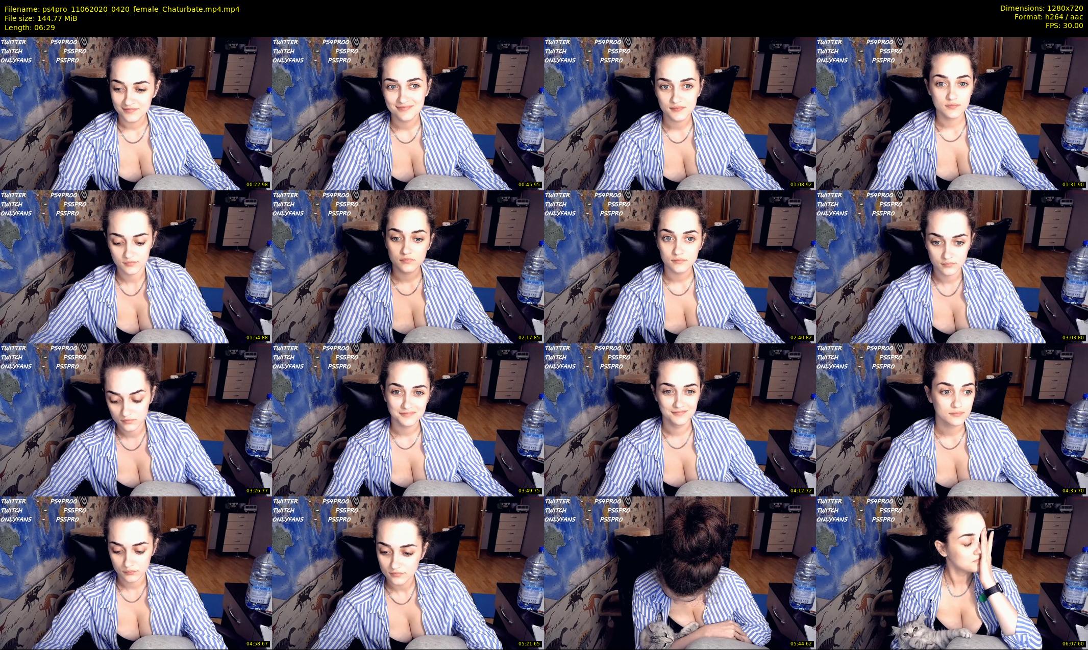 ps4pro — 7 minute Chaturbate female cam show recording, 720p, Jun 11, 2020
