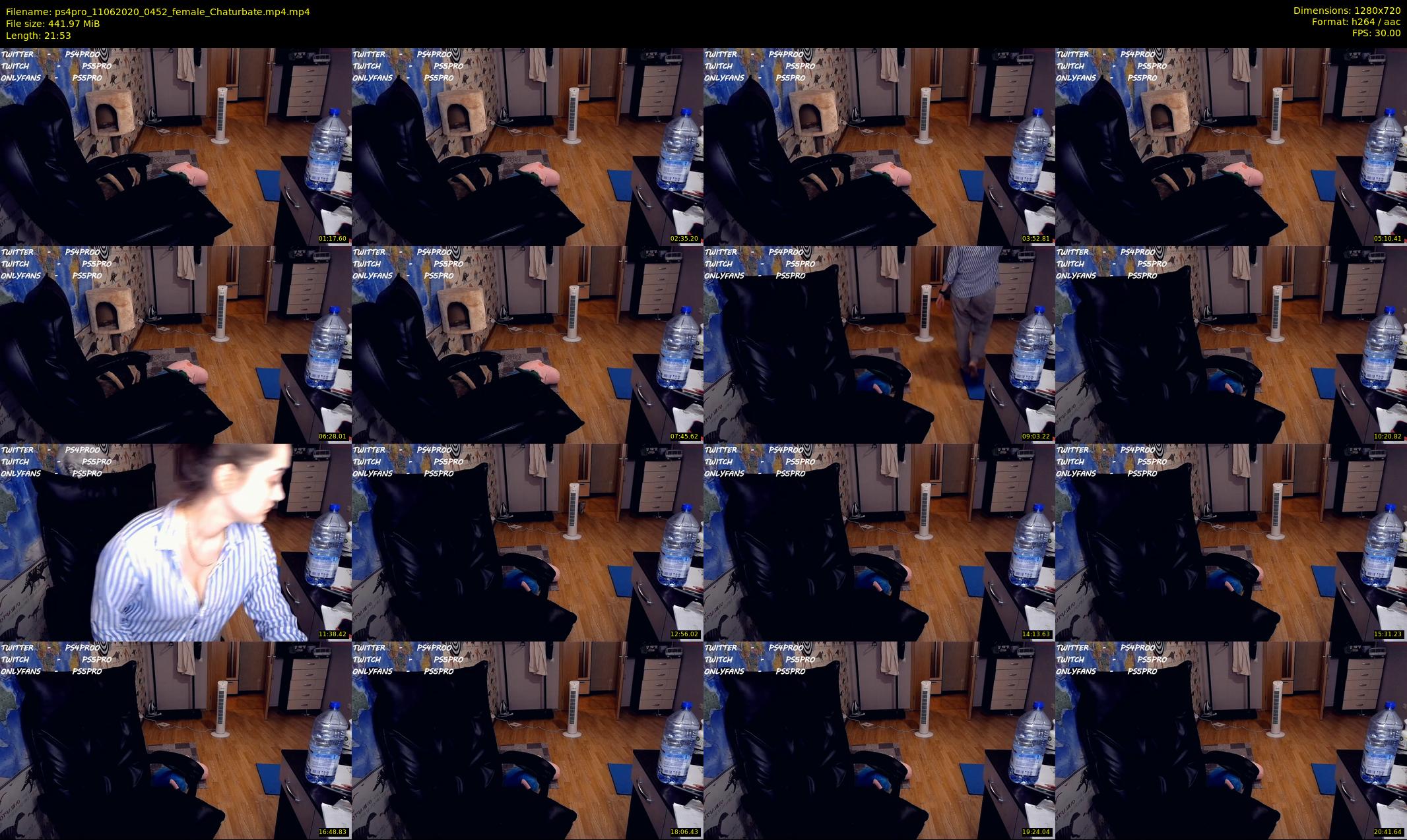 ps4pro — 22 minute Chaturbate female cam show recording, 720p, Jun 11, 2020
