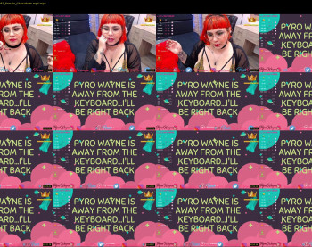 pyrowayne — 5 minute Chaturbate female cam show recording, 720p, Jun 11, 2020